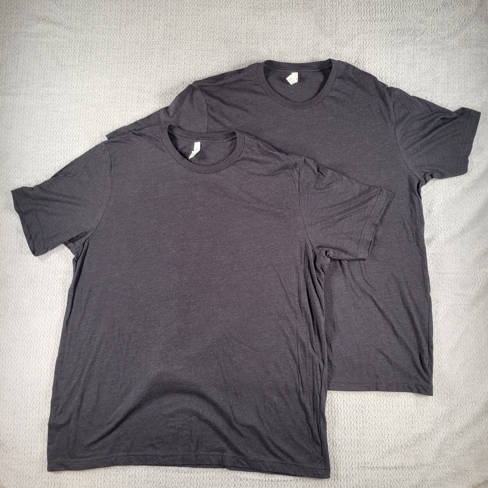 2 Bella Canvas black T shirts size 3XL nwot